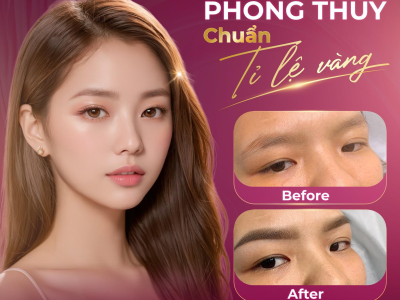 Phun chân mày phong thủy
