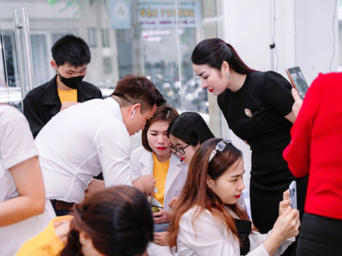 đào tạo học viên spa